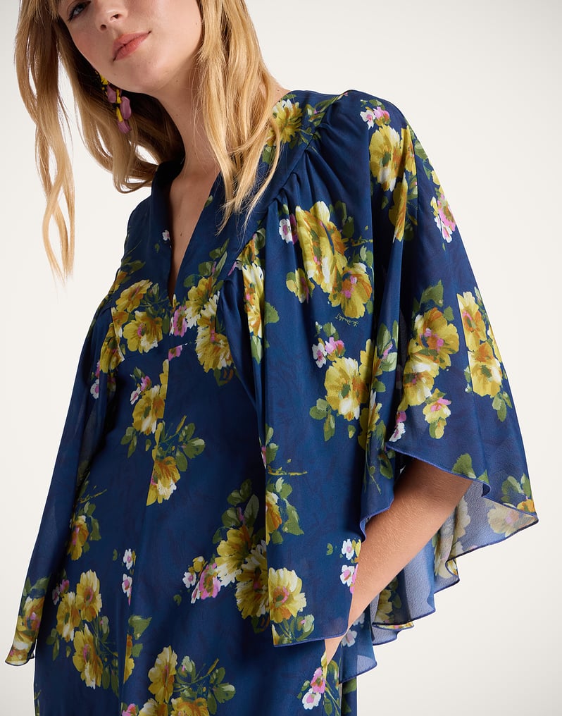 La DoubleJ Delizioso Dress La DoubleJ Delizioso Dress Riptide Midnight Blue DRE0856VIS019RIP01BU04