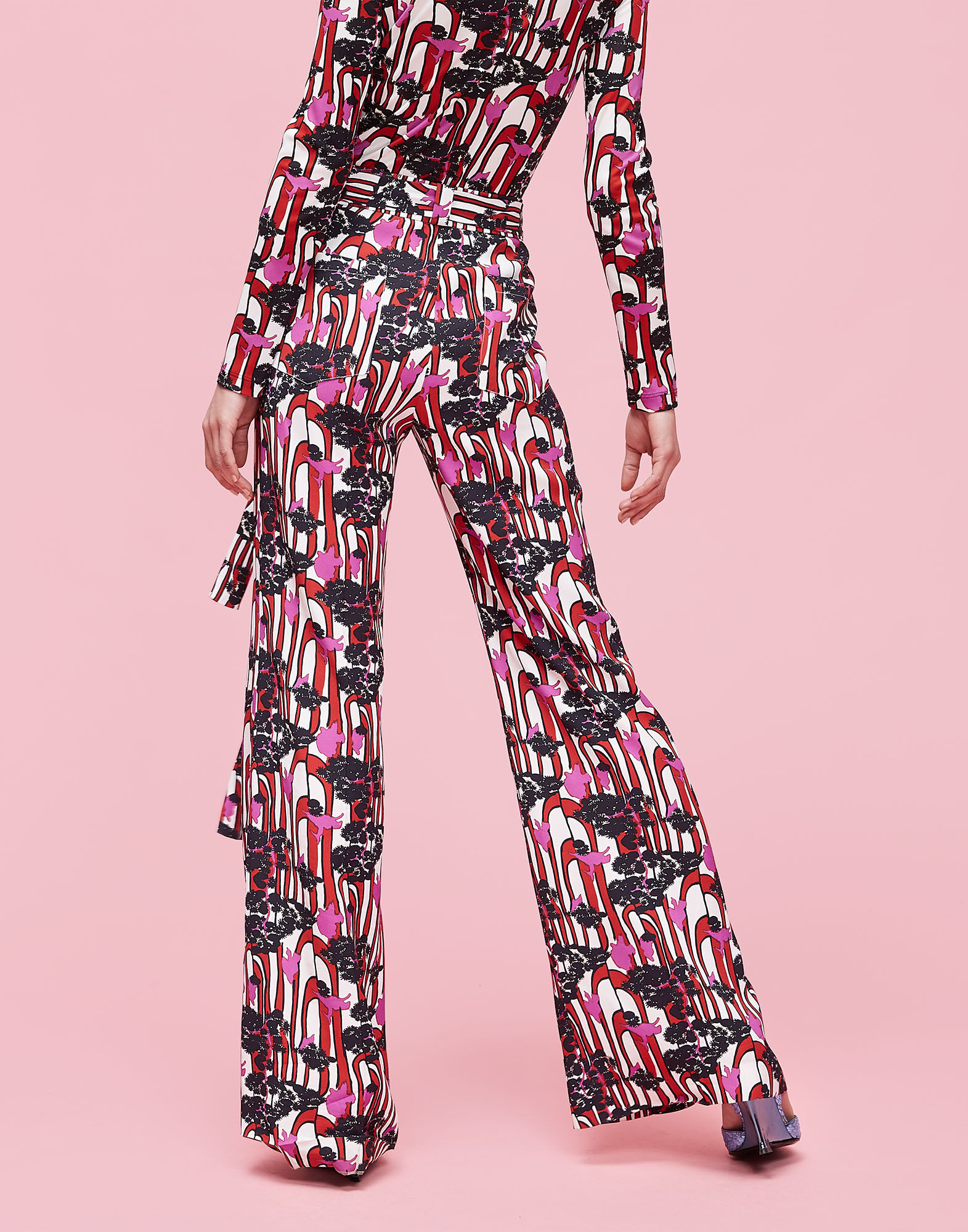 LaDoubleJ Slit Pants Ant Farm TRO0015SAB001ANT0001