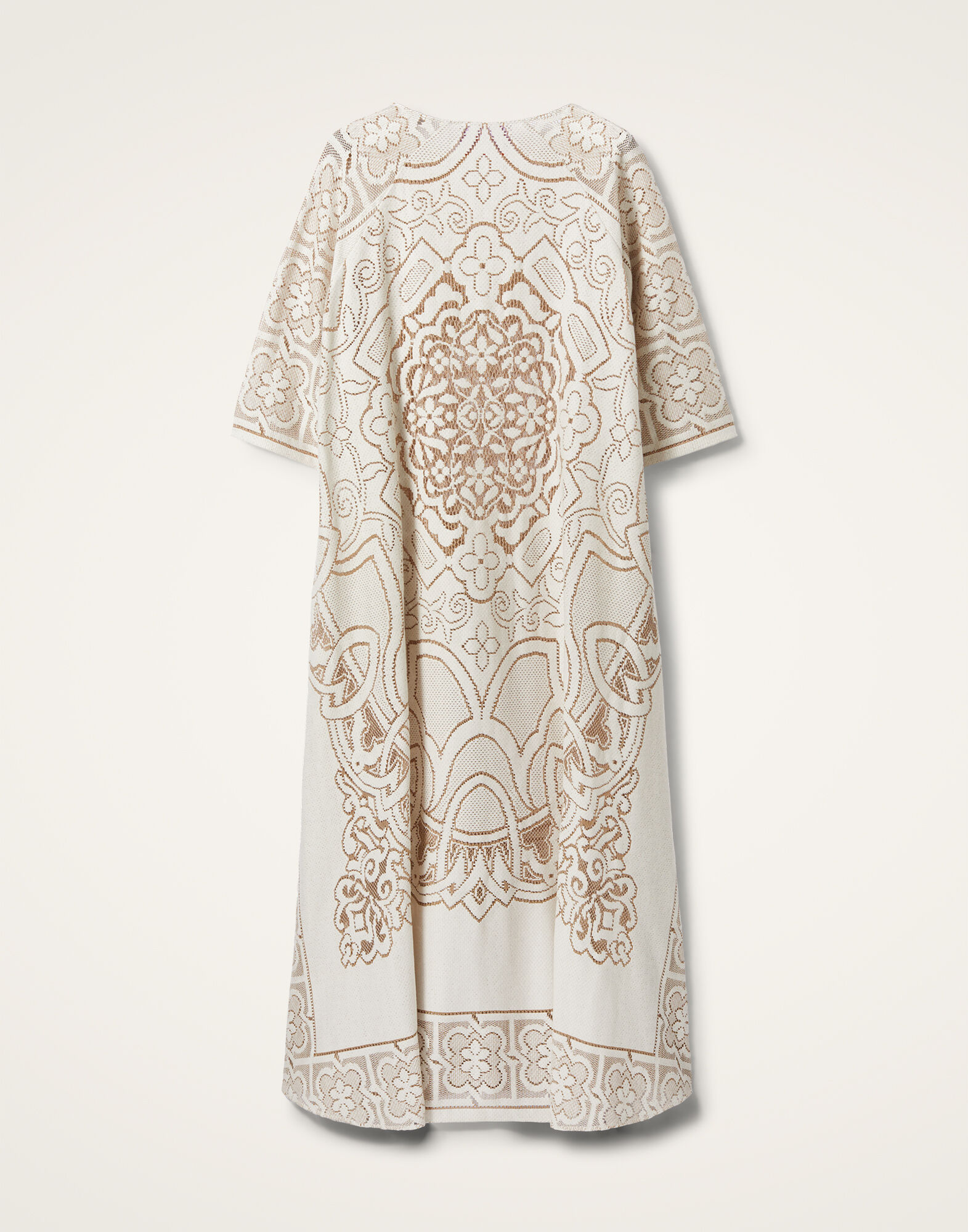 Lacey Muumuu Dress in Solid White Smoke for Women | La DoubleJ