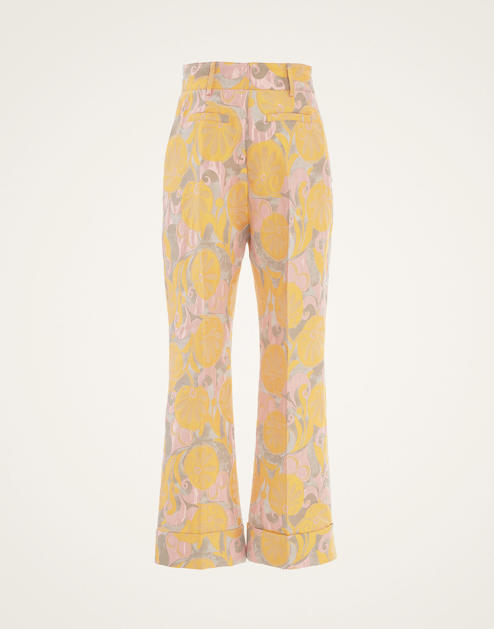 La DoubleJ Hendrix Pants Moonflower Yellow TRO0014JCQ047MOO02YE02