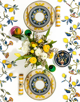 La DoubleJ Medium Tablecloth La DoubleJ Medium Tablecloth Borboni White TBC0002LIN001BRN0005