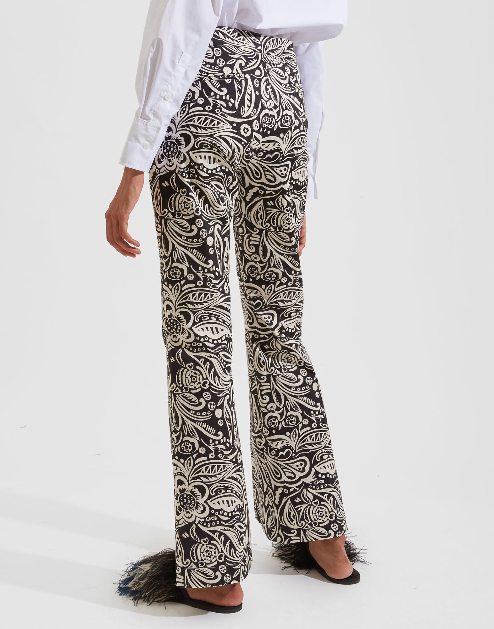 La DoubleJ Saturday Night Pants Fauve TRO0030COT006FAU0001