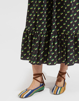 La DoubleJ Ballerina Flats La DoubleJ Ballerina Flats Multicolor Blu SHO0061RAF001MUL66BU03