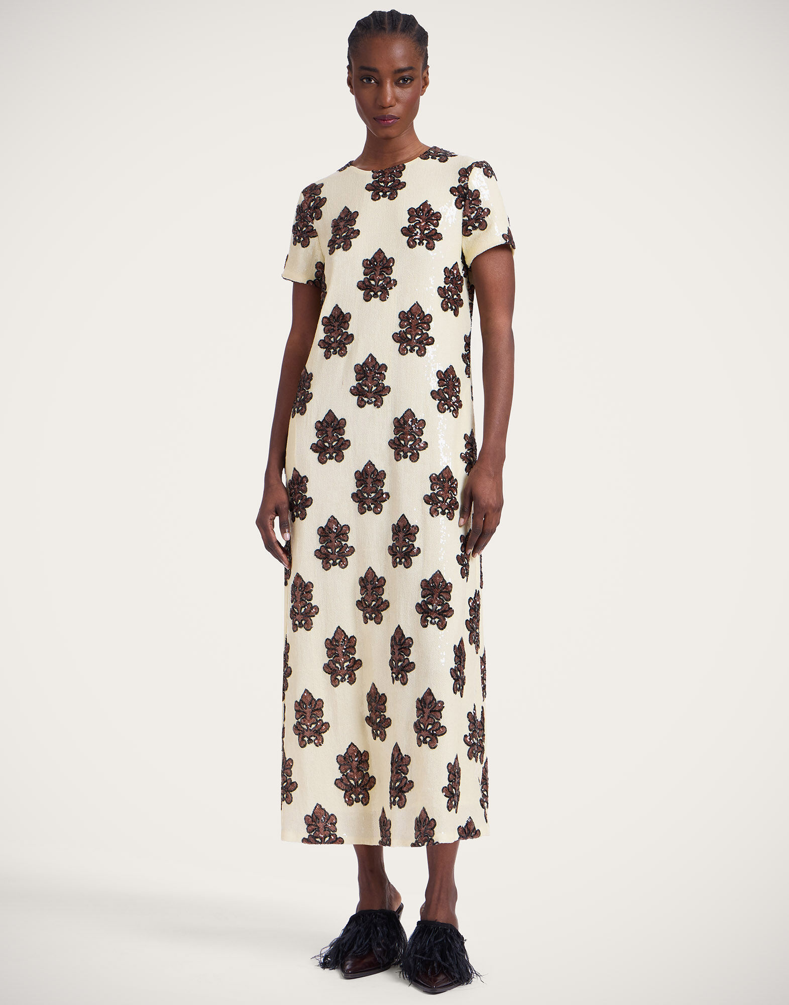 La DoubleJ Super Swing Dress Herald Pink DRE0611PAI006HRL04PI01