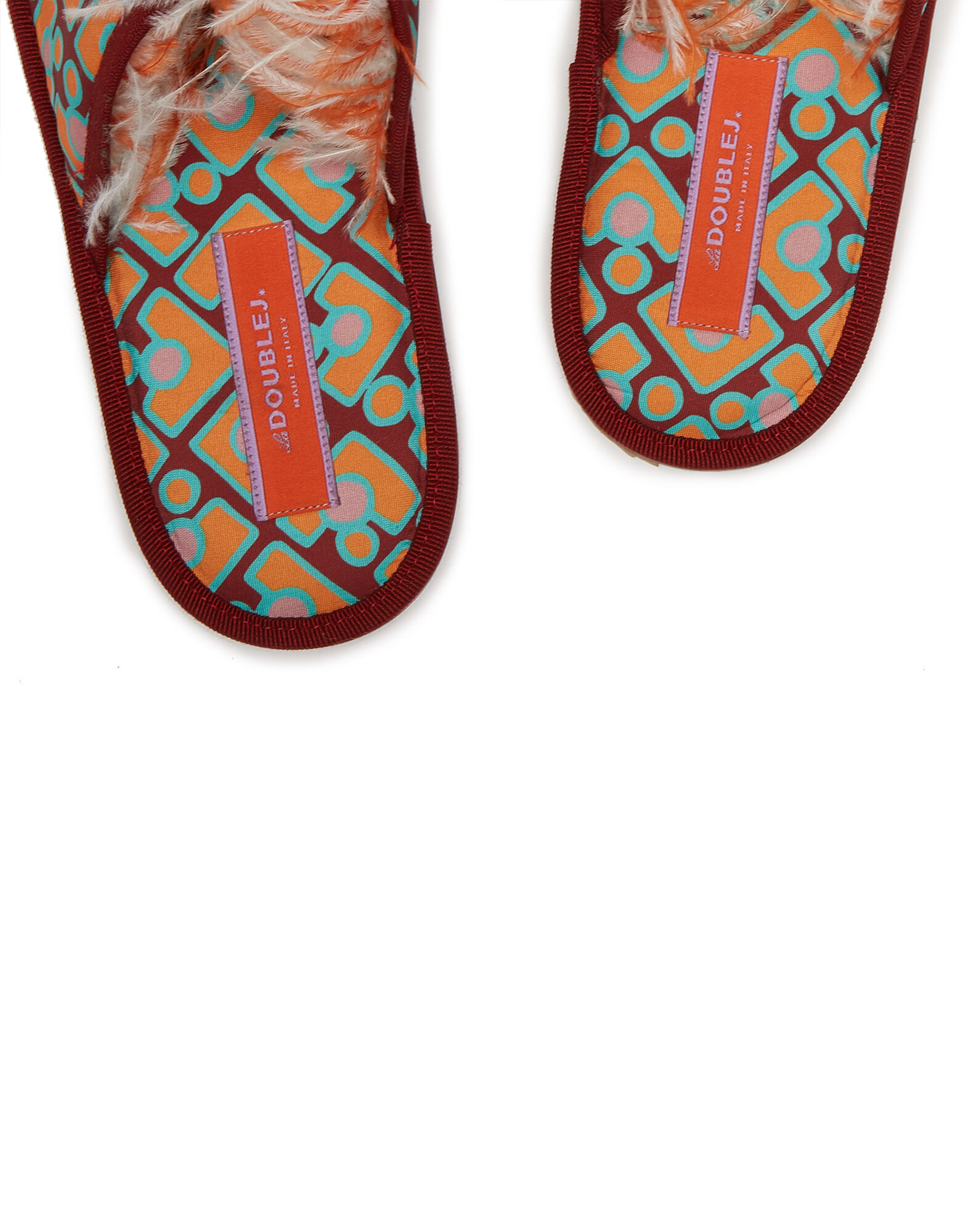 La DoubleJ Boudoir Slipper Puzzle Bordeaux SHO0008FAI001PUZ0001