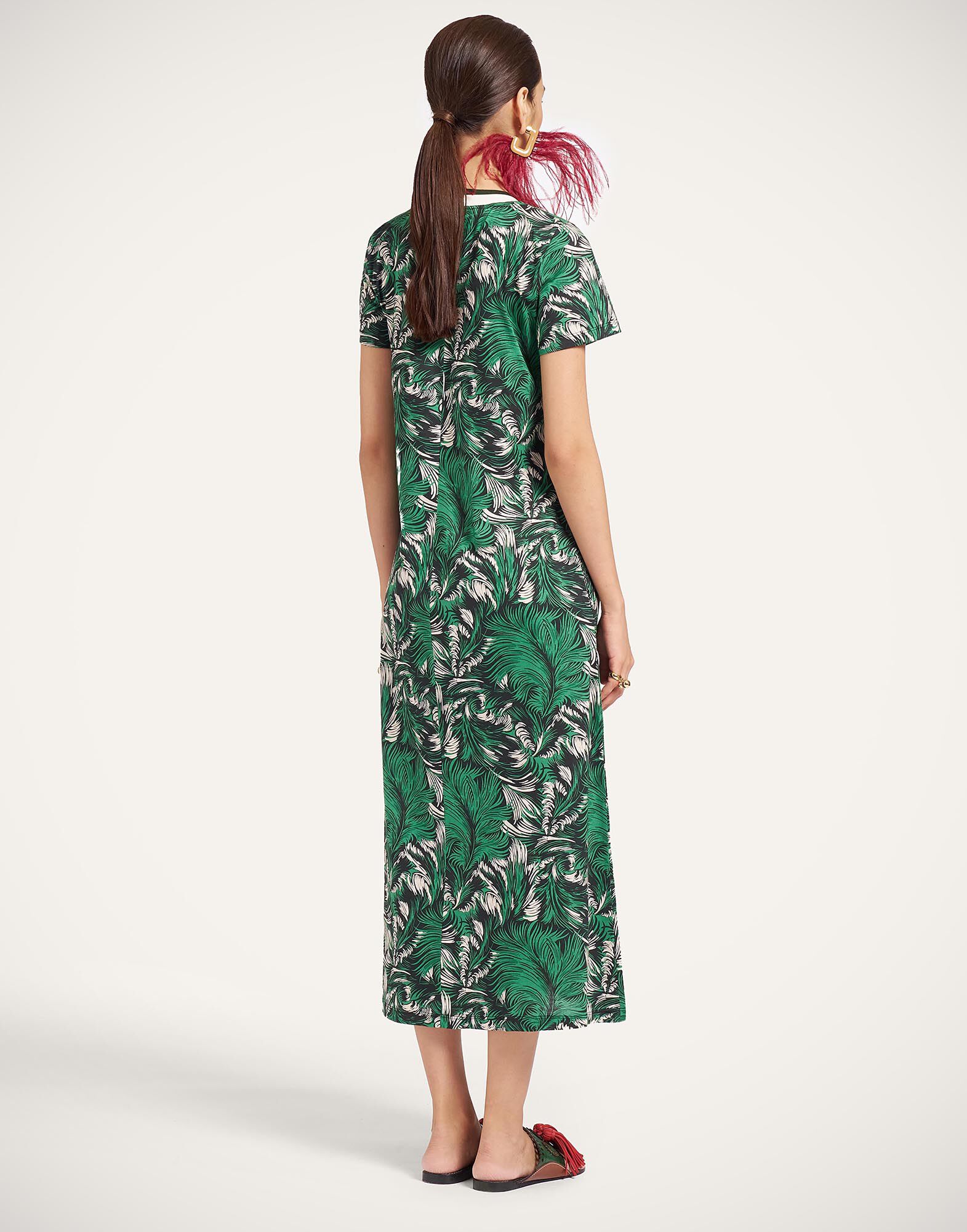 La DoubleJ Sporty Swing Dress Quill Green DRE0247JER002QLL01GR02