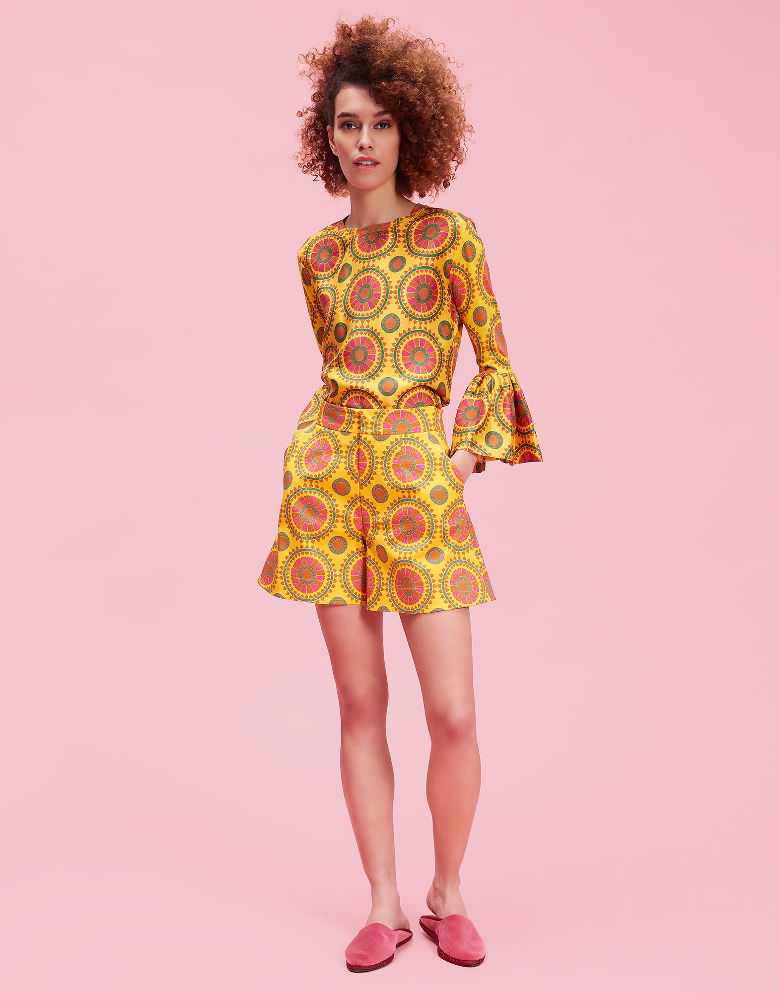 LaDoubleJ Good Butt Shorts Ruote Gialle TRO0010COT002RUO0003