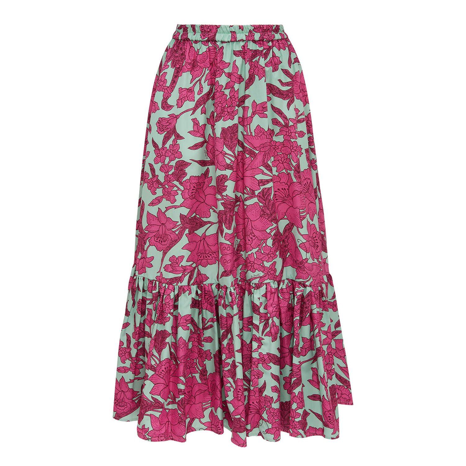 Shop La Doublej Sunset Skirt In Lilium Purple