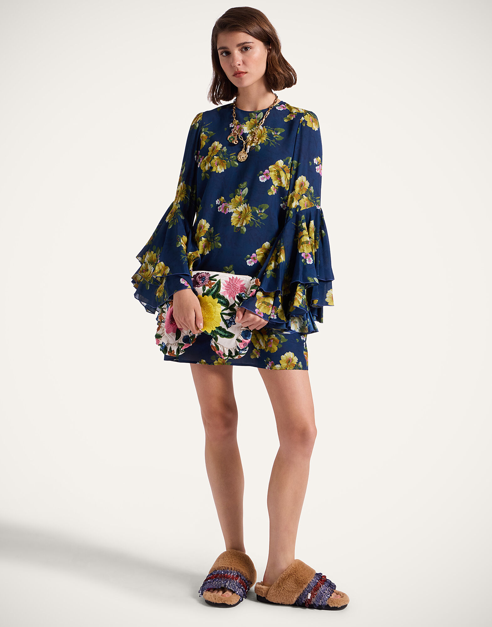 La DoubleJ Friday Dress Riptide Midnight Blue DRE0852VIS019RIP01BU04