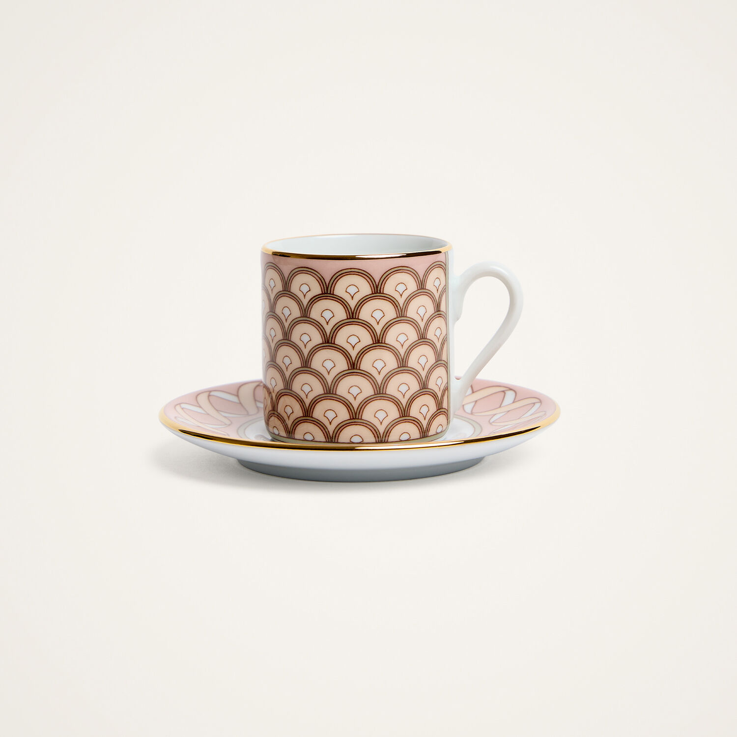 La Doublej Impero Espresso Cup Set Of 2 In Odysseus Dusty Pink