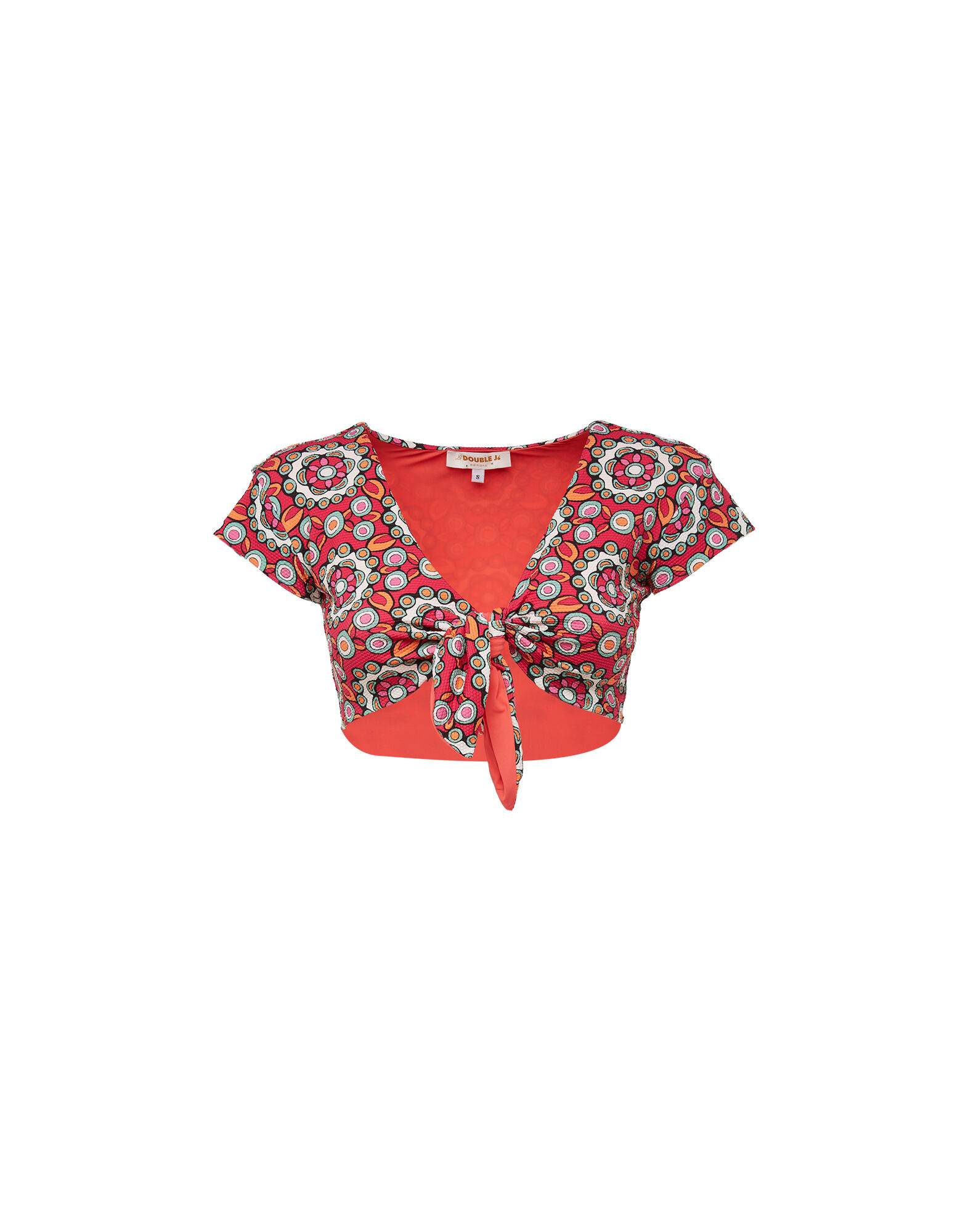 LaDoubleJ Bardot Top Kaleidoscope Fuxia SWI0026LYC002KAL0006