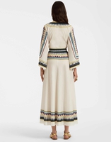 La DoubleJ The Wrap Dress La DoubleJ The Wrap Dress Doric Placée Cream DRE0734COT056DOR01WH03