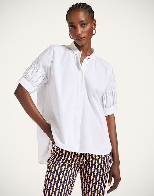 La DoubleJ Grace Shirt La DoubleJ Grace Shirt Solid White SHI0123COT064SOLIDWH01