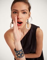 La DoubleJ Roy Dress La DoubleJ Roy Dress Medallion Placée Black DRE0304SIL006MED01BL01