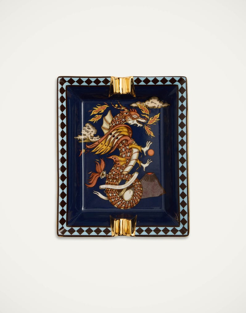 La DoubleJ Ashtray La DoubleJ Ashtray The Dragon Midnight Blue TRI0010CER001DRG01BU04