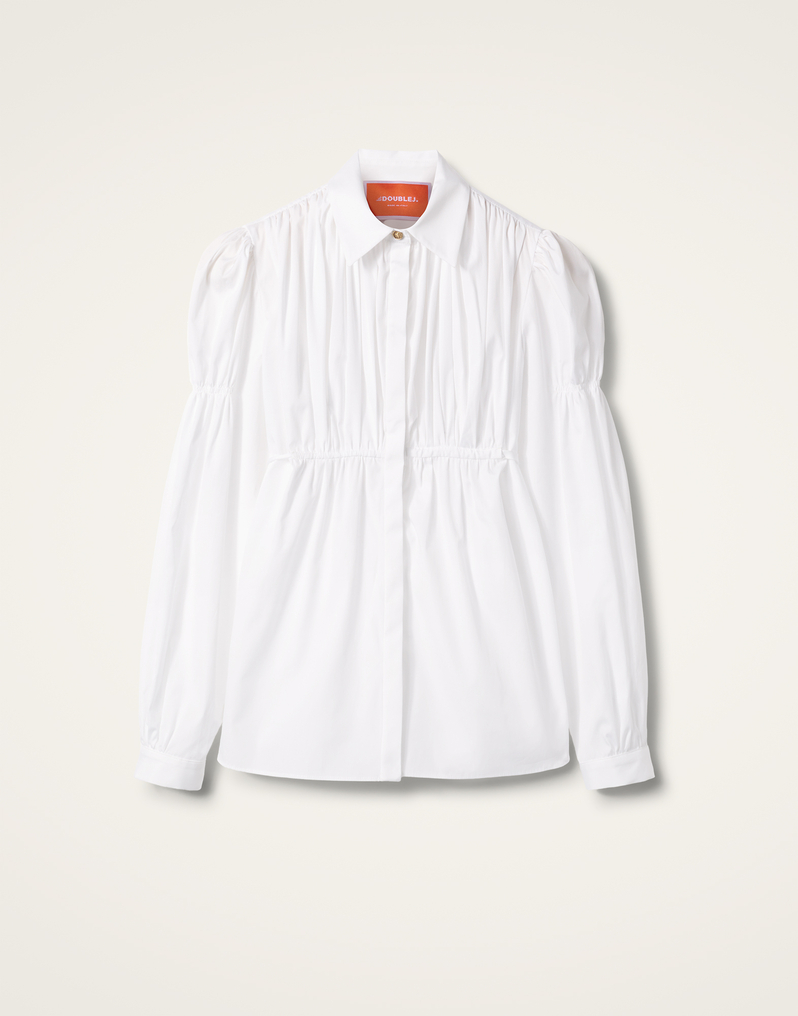 La DoubleJ Franca Shirt La DoubleJ Franca Shirt Solid White SHI0124COT064SOLIDWH01