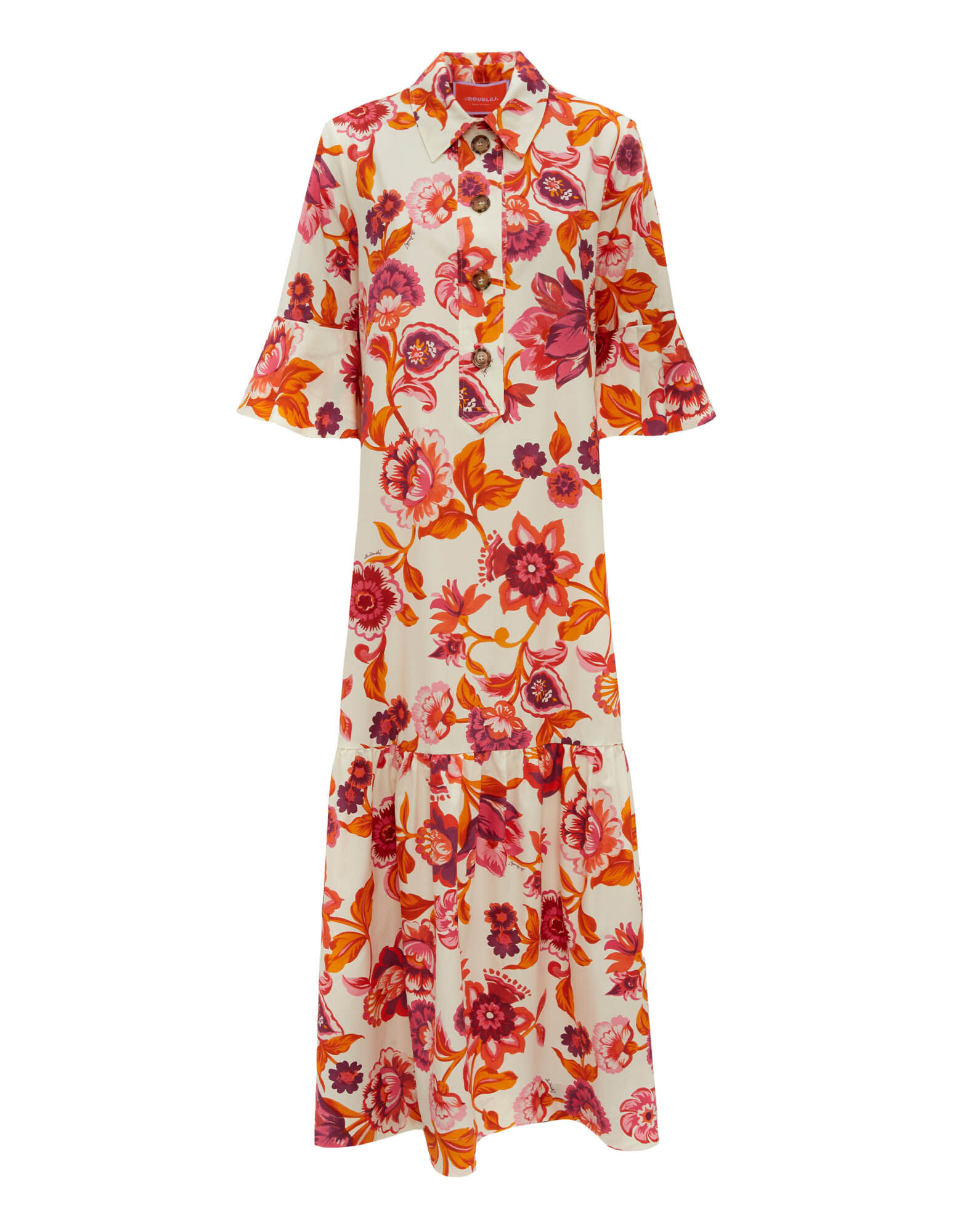 La DoubleJ Artemis Dress Hottie Cream DRE0176COT039HOT01WH03