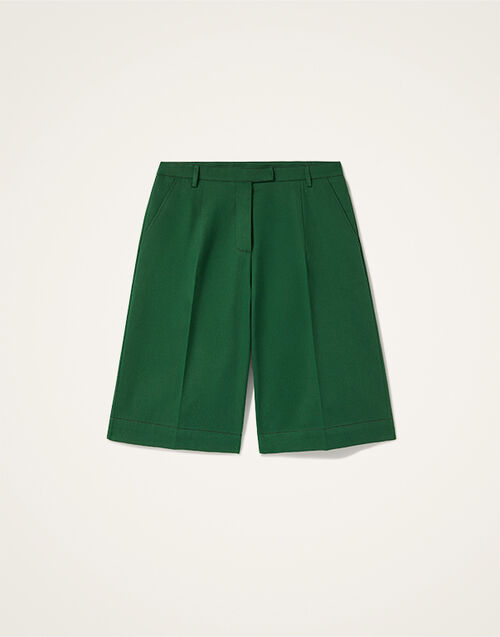 La DoubleJ Boyfriend Shorts La DoubleJ Boyfriend Shorts Solid Dark Green TRO0052COT075SOLIDGR03