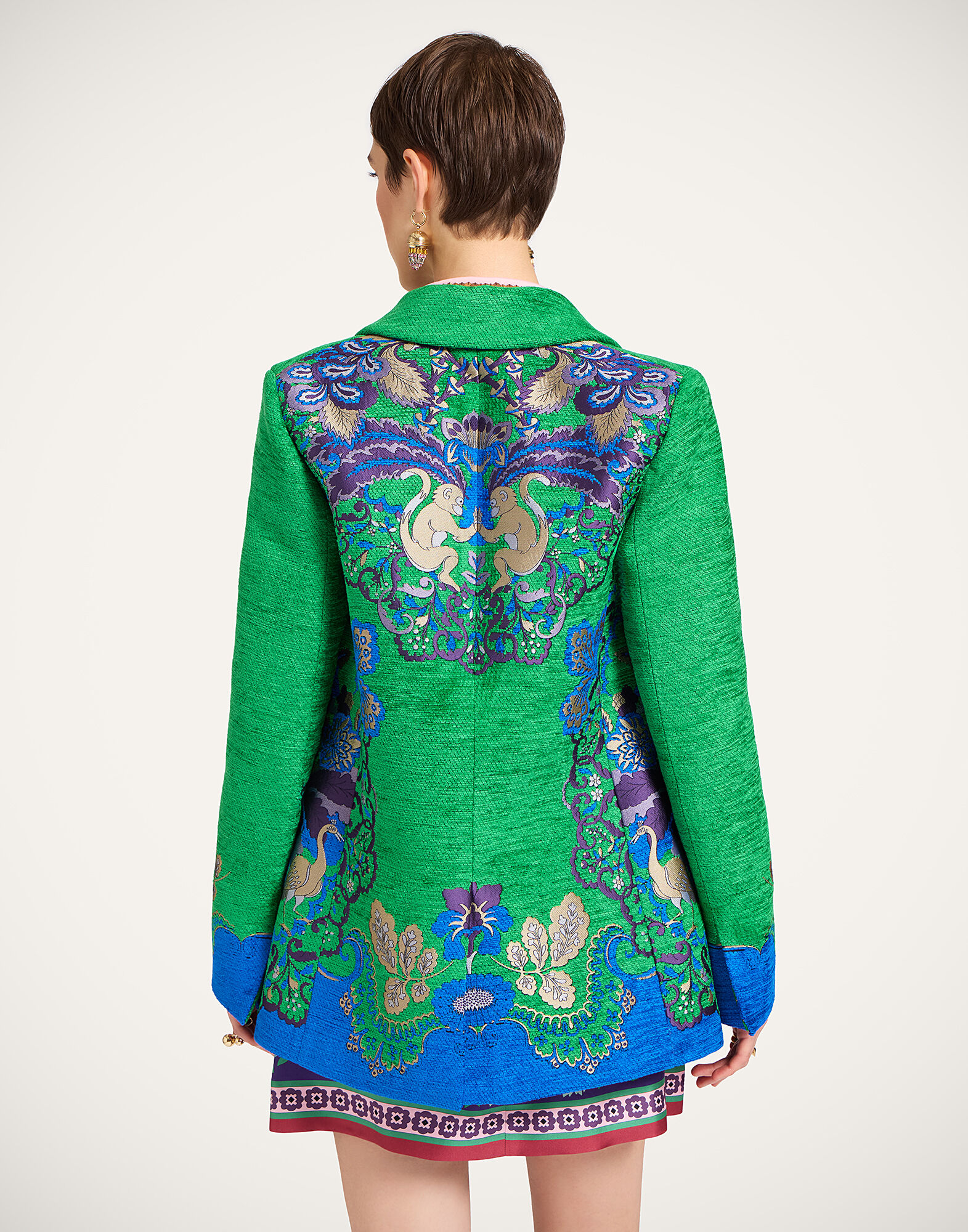 La DoubleJ Jagger Jacket Cornucopia Plac&eacute;e Green JAC0148JCQ130CRN02GR02