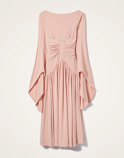 La DoubleJ Sublime Dress Solid Peach DRE1026JER074SOLIDOR08