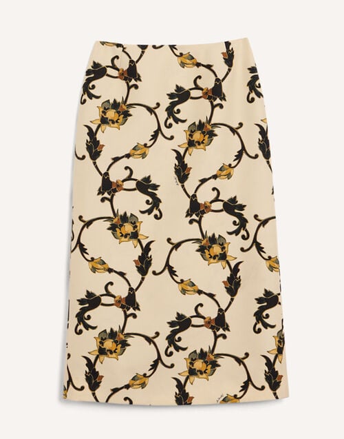 La DoubleJ Pencil Skirt Buttercup White SKI0011CAD001BTC01WH01