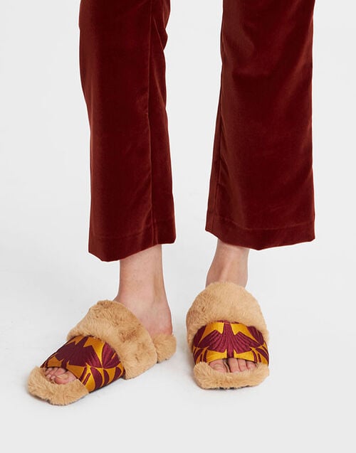 La DoubleJ Winter Slides La DoubleJ Winter Slides Papyrus Gold SHO0081JCQ052PAY02YE05