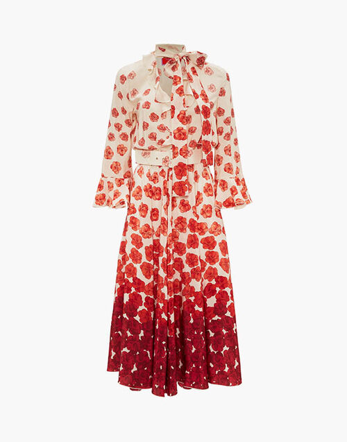 La DoubleJ Baby Dress Haze Plac&egrave;e Red DRE0635CRE001HAZ01RE01