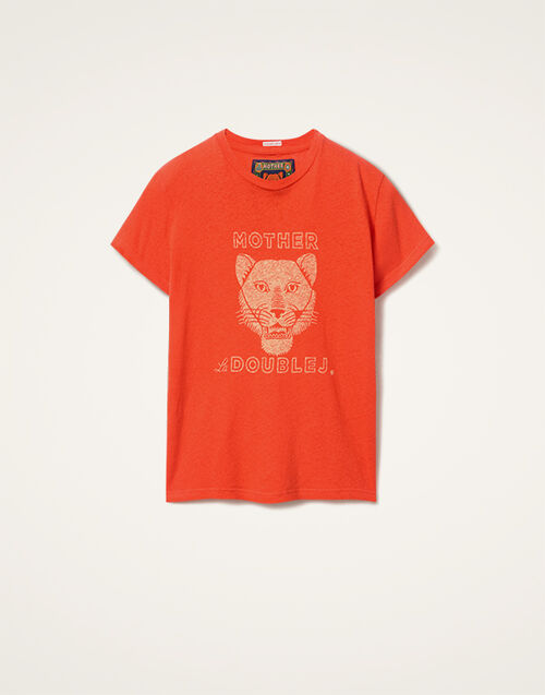 La DoubleJ The Sinful T-Shirt La DoubleJ The Sinful T-Shirt Playing Favorites Orange TSH0063JER059PLA08OR02