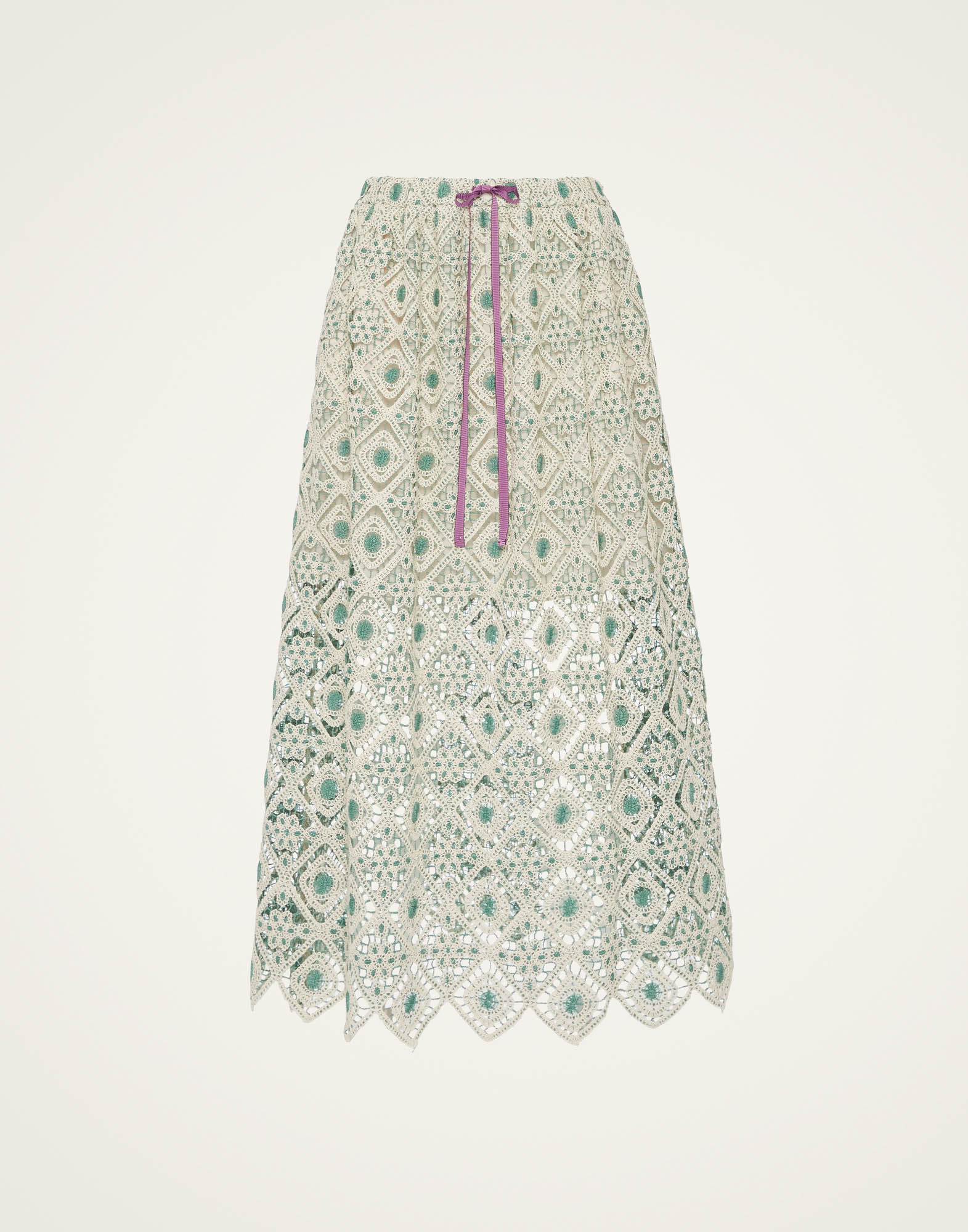 La DoubleJ Drawstring Skirt Agua Cream SKI0098JCQ078AGU01WH03