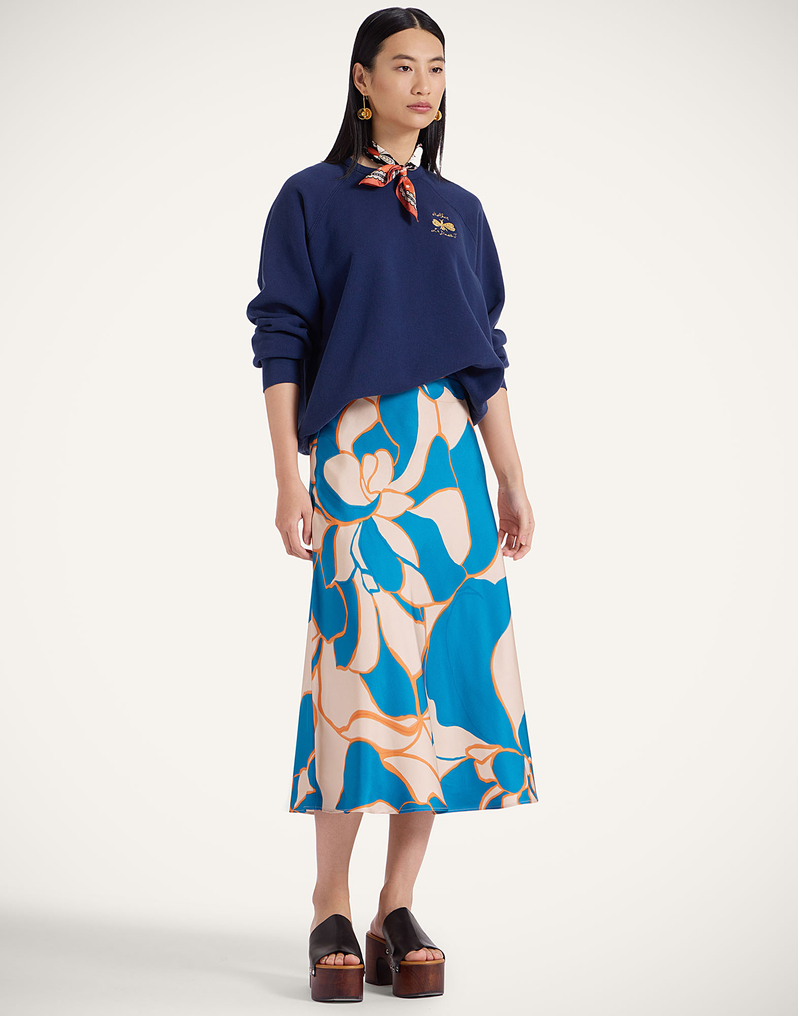 La DoubleJ The Biggie Concert Sweatshirt La DoubleJ The Biggie Concert Sweatshirt Bug Off Blue SWE0041JER060BUG01BU03