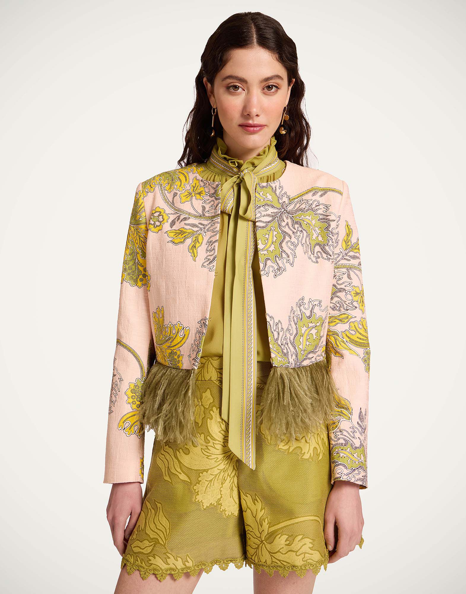 La DoubleJ Bijoux Jacket Swathe Pink JAC0196COT005SWA01PI01