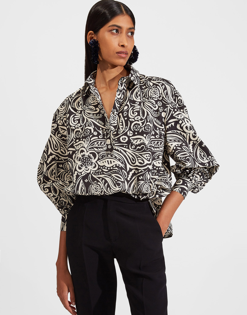 La DoubleJ Poet Shirt La DoubleJ Poet Shirt Fauve SHI0055COT001FAU0001