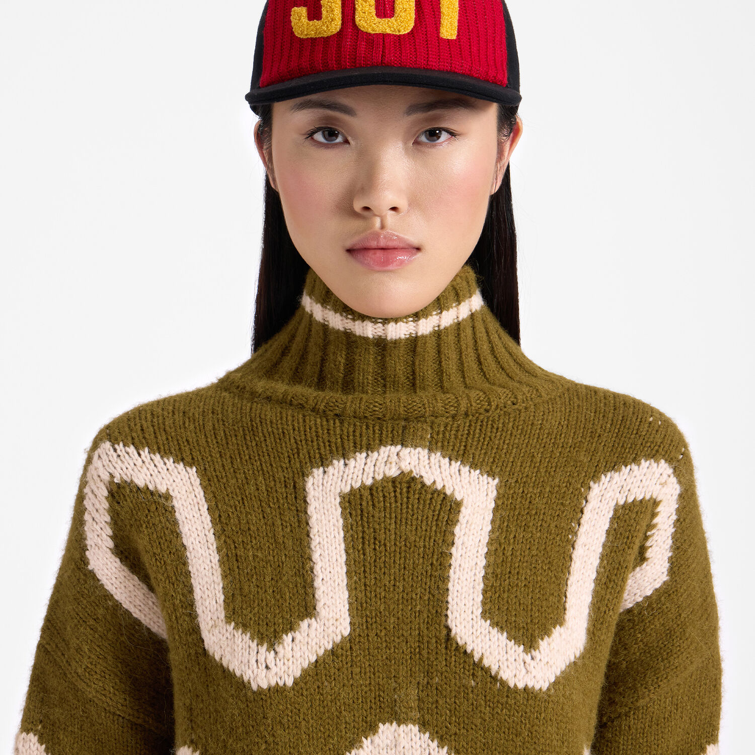  La Doublej Hats Women - Babeball Cap Solid Red One Size 95% Virgin Wool 5% Polyamide 