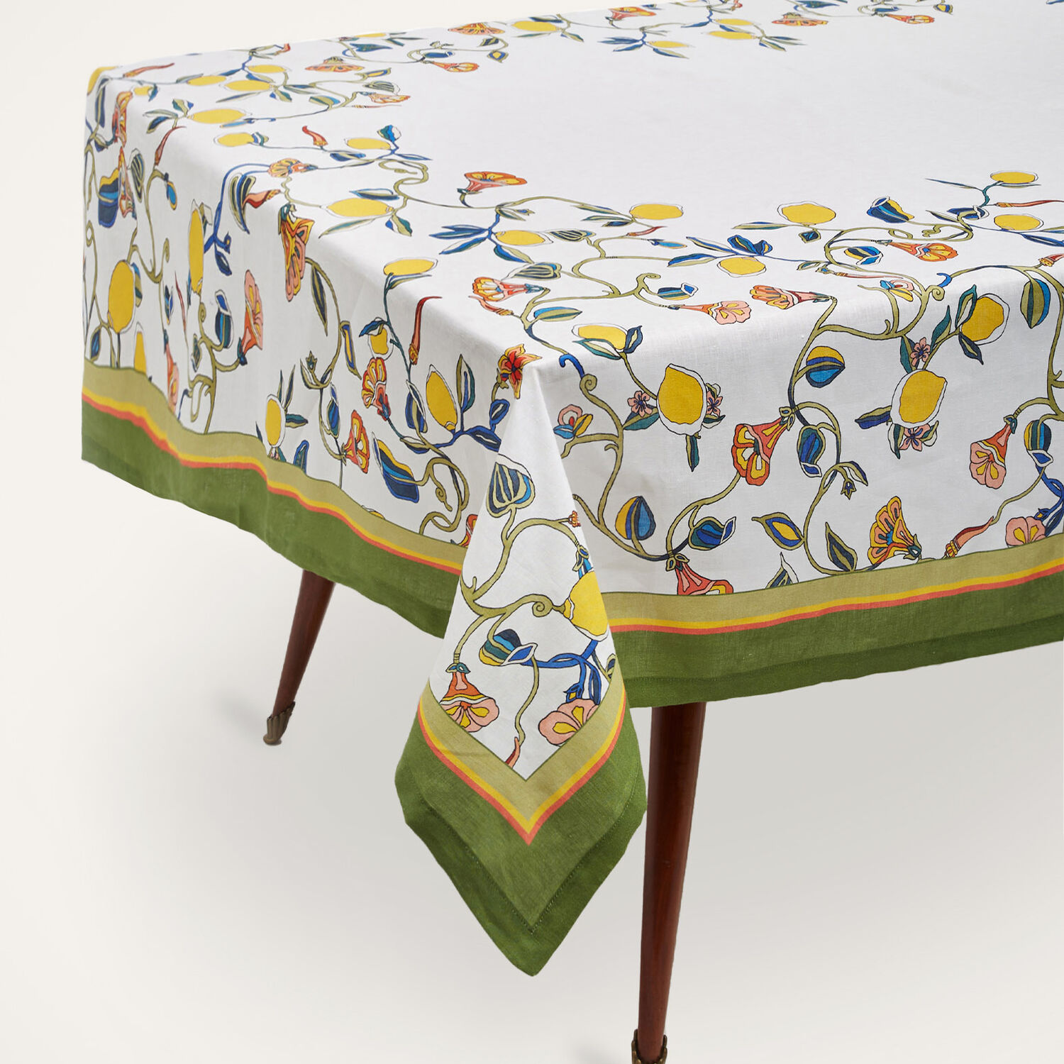 La Doublej Large Tablecloth (180x350) In Borboni White