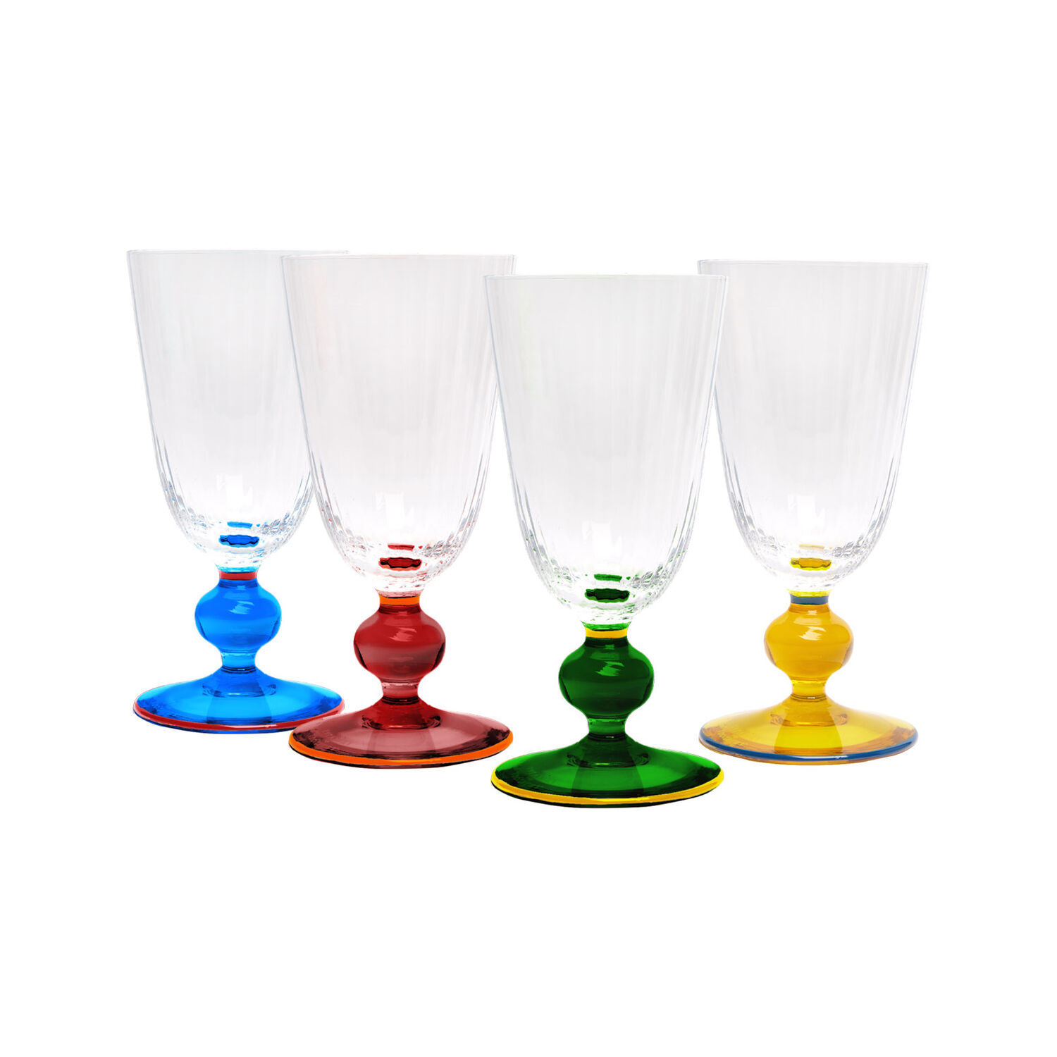La Doublej Perfetto Wine Glasses Set Of 4 In Mixed
