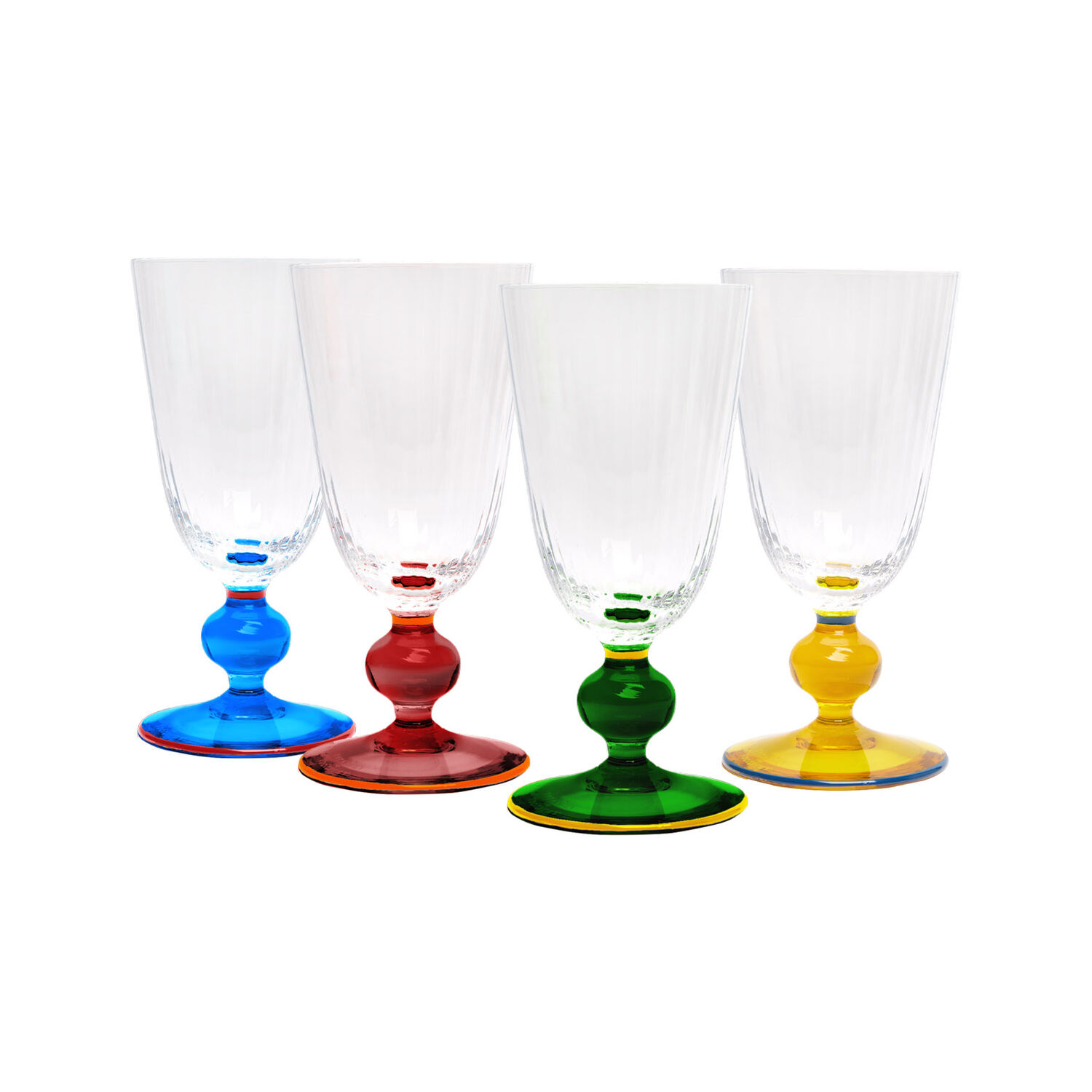 La Doublej Wine Glasses Set Of 4 In Mixed