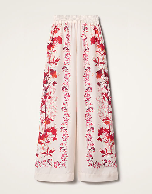 La DoubleJ Palazzo Pants Woodland Plac&eacute;e Camouflage TRO0026SIL006WOD01GR08