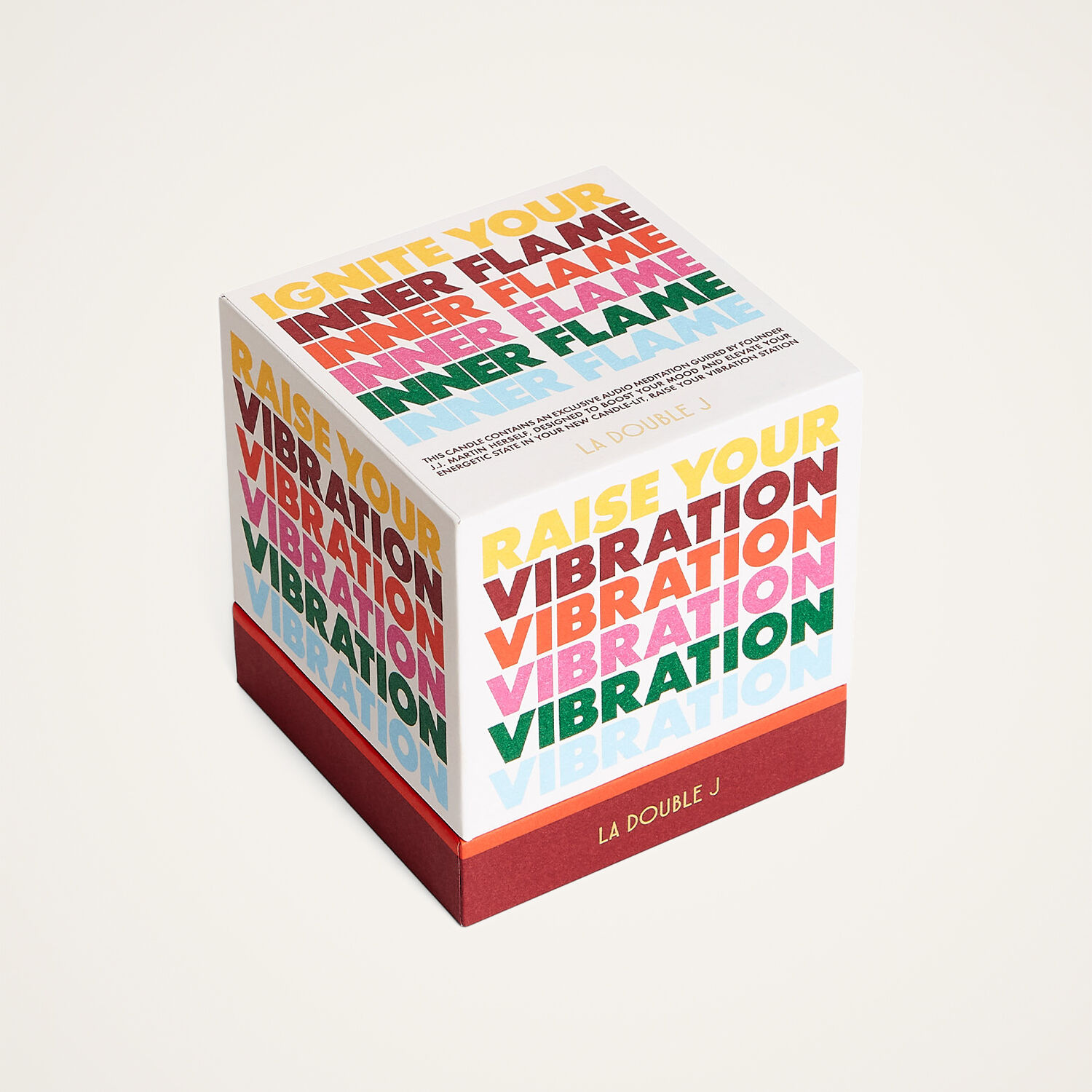 La Doublej Candle In Raise Your Vibration