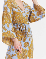 La DoubleJ The Wrap Dress La DoubleJ The Wrap Dress Tangle Light Blue DRE0748CRE001TAN01BU01