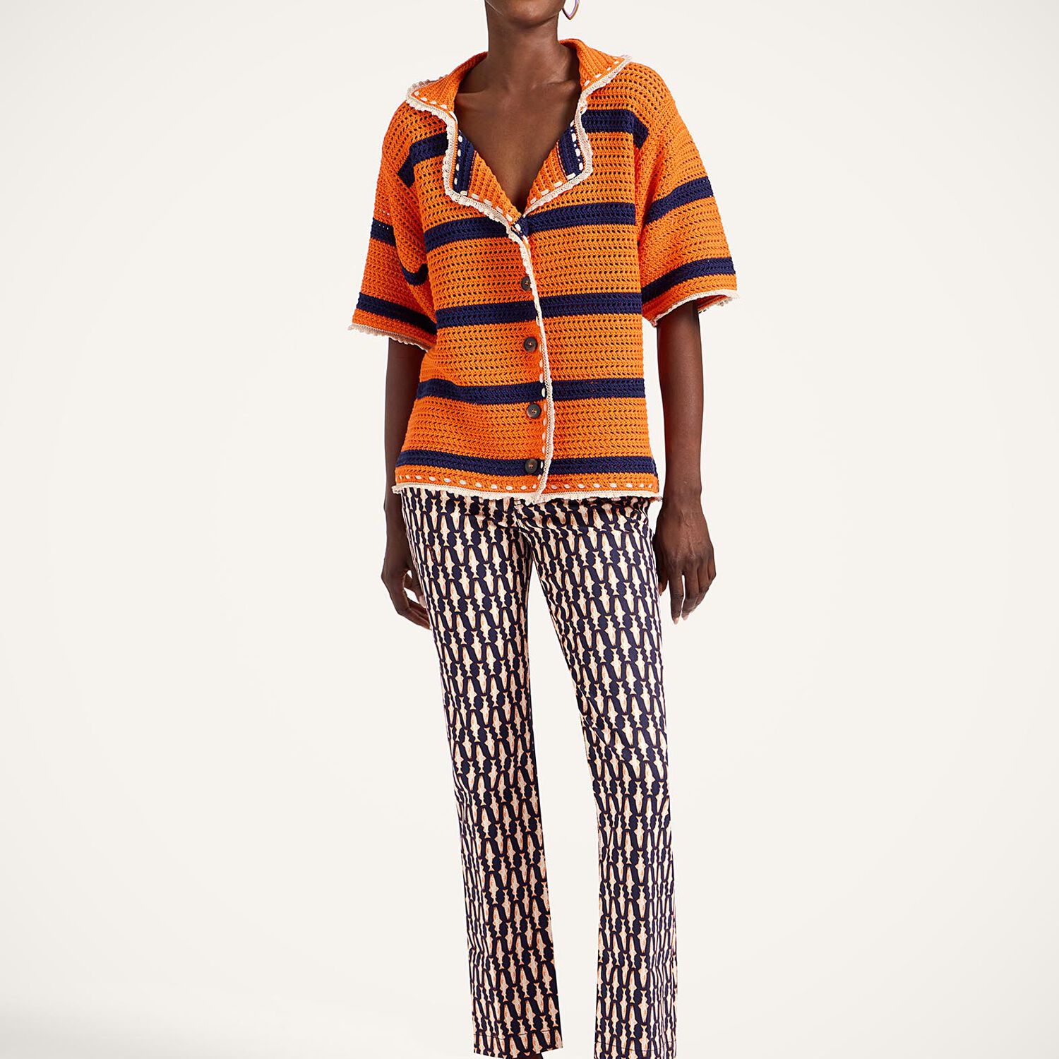 La Doublej The Cropped Flare Jean