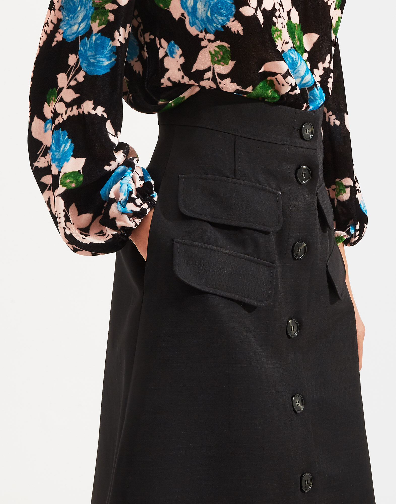 LaDoubleJ Peggy Skirt Solid Black SKI0040CAD001BLA0001