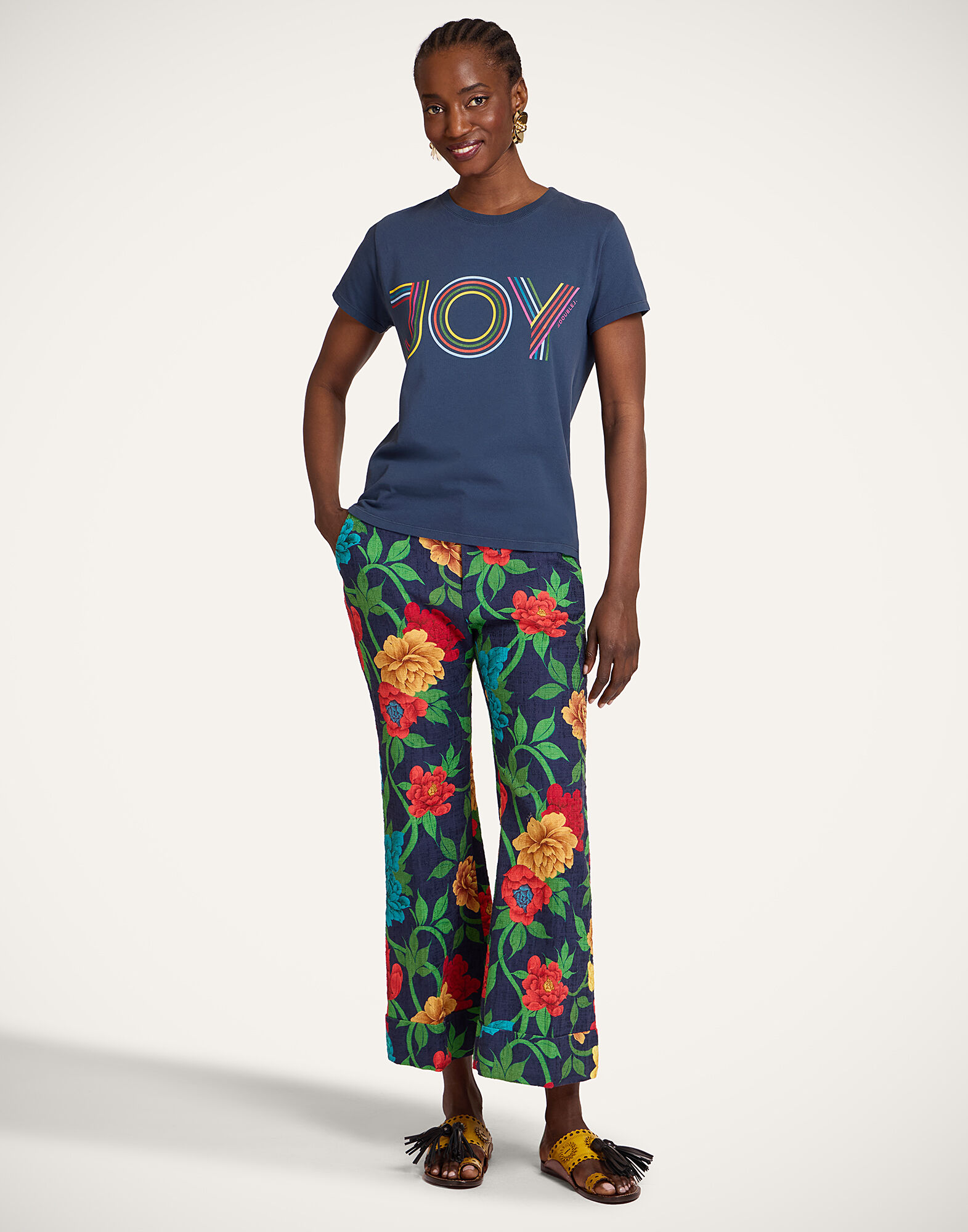 La DoubleJ High Tee Shirt Joy Navy TSH0069JER079SOP06BU06