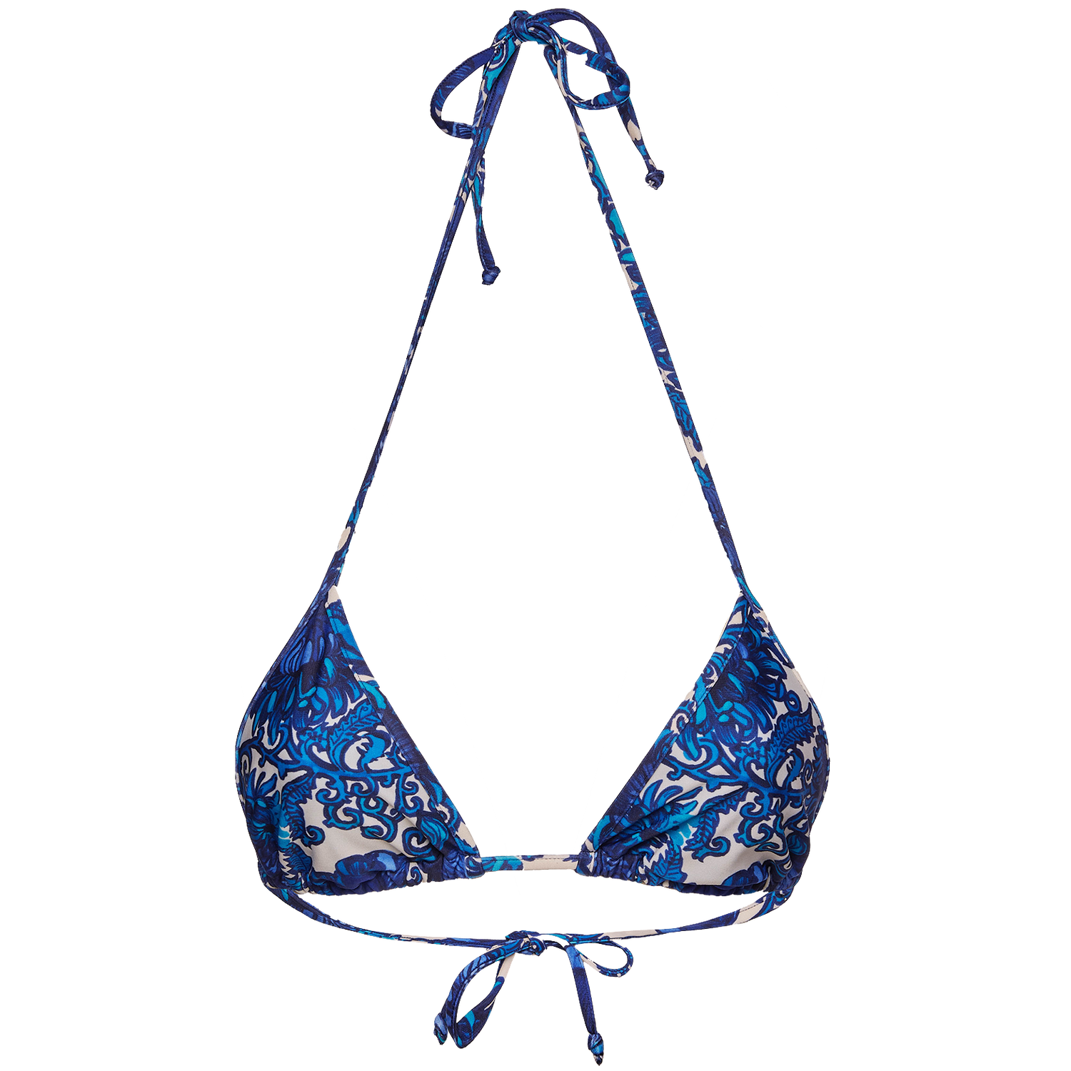 Shop La Doublej Triangle Bikini Top In Anemone Small