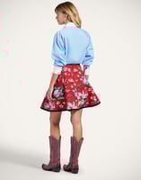 La DoubleJ Mini Dolce Vita Skirt La DoubleJ Mini Dolce Vita Skirt Honolulu Red SKI0170JCQ117HON01RE01