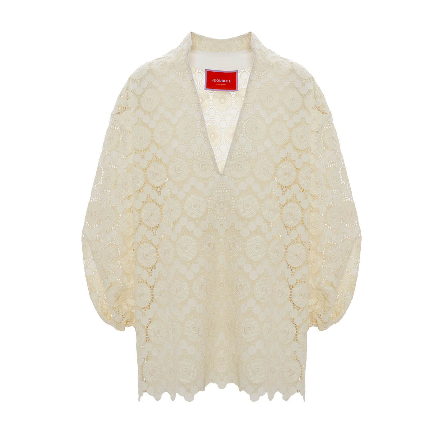 La Doublej Jackie Shirt In Evil Eye Ivory