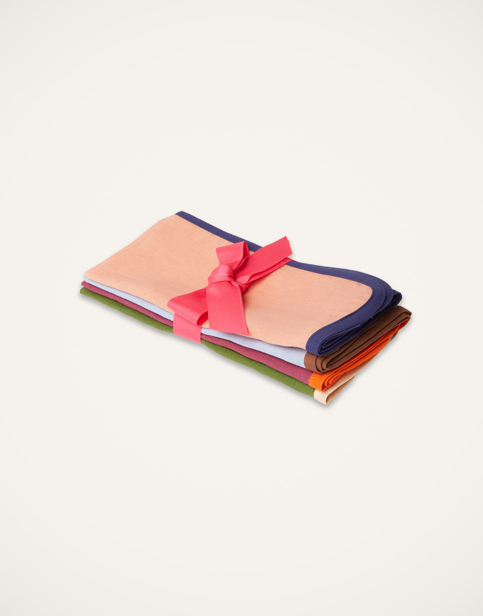 La DoubleJ Large Napkins Set Of 4 Rainbow Mixed NAP0012LIN006RAI0030