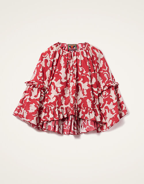 La DoubleJ Boho Blouse La DoubleJ Boho Blouse Mamma Red TOP0149COT003MAM01RE01