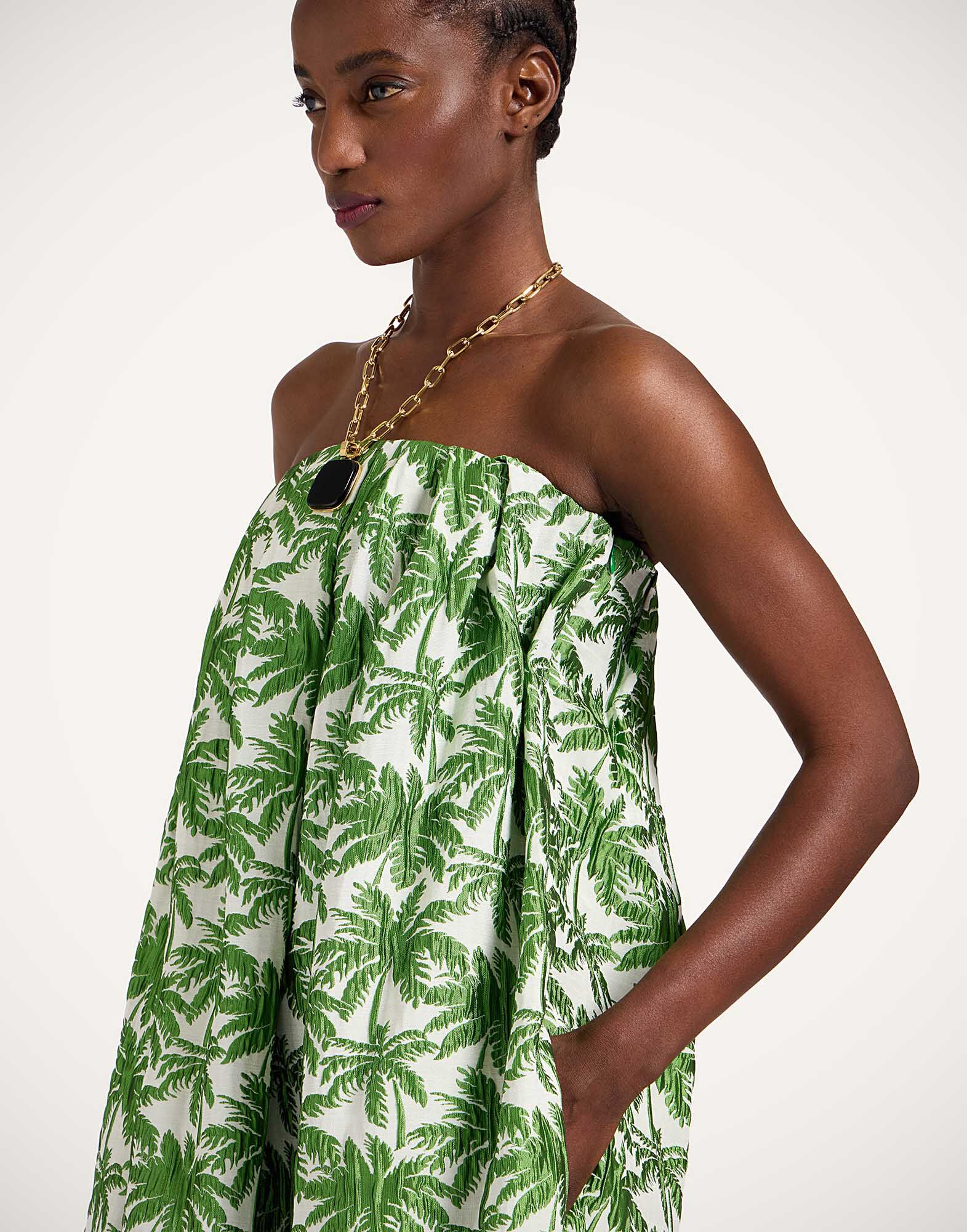 La DoubleJ Filter Dress Tropicana White DRE0933JCQ112TRC03WH01