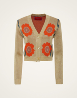 La DoubleJ Daisychain Mini Cardigan La DoubleJ Daisychain Mini Cardigan Orange & Gold PUL0181KNI097VA209YE05