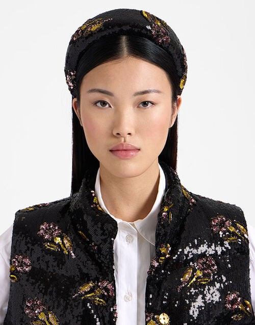 La DoubleJ Medici Headband La DoubleJ Medici Headband Mayfair Black HEB0017PAI007MAY02BL01